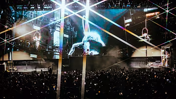 Disco Lines performing live on stage